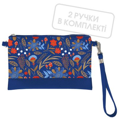 Клатч через плече Квіти та мухомори