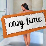 Рушник пляжний з принтом 150х70 см Cosy time