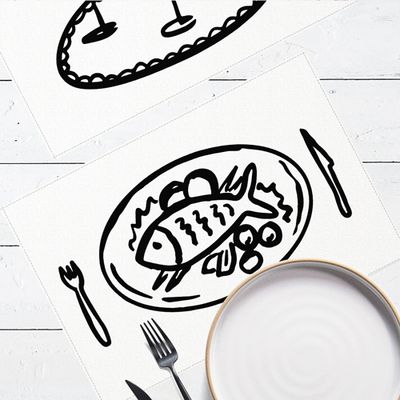 Серветки на стіл, 2шт Рибка до столу