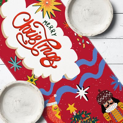 Доріжка на стіл (ранер) Marry Christmas