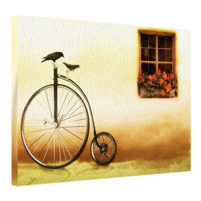 Картина на тканині, 45х65 см Велосипед