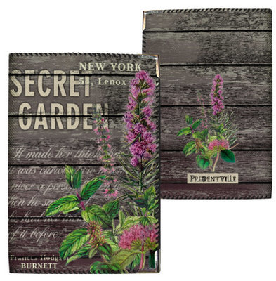 Обкладинка на паспорт Secret Garden садові квіти