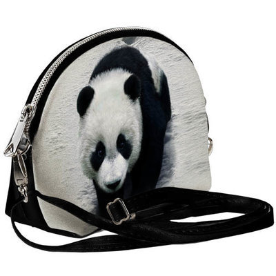 Маленькая женская сумочка Coquette Панда в сугробе