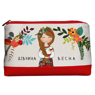 Косметичка дорожная женская Lovely Дівчина весна