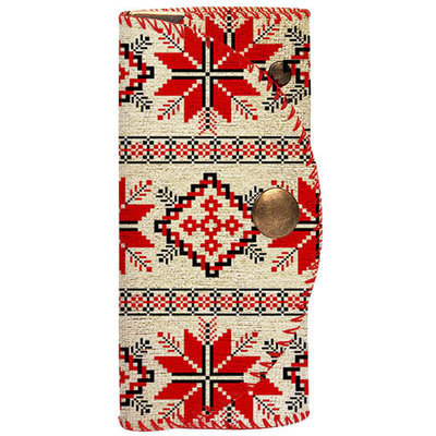 Ключниця для сумки (текстиль) Український орнамент