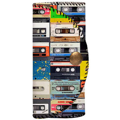 Ключниця для сумки (текстиль) Старі касети