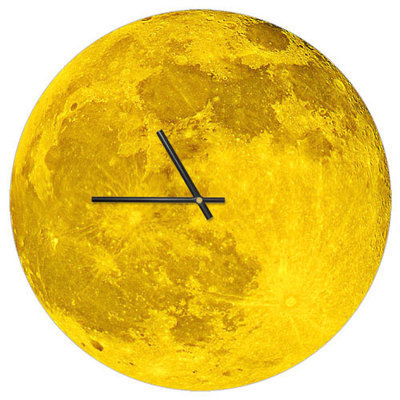 Годинник настінний круглий, 36 см Місяць