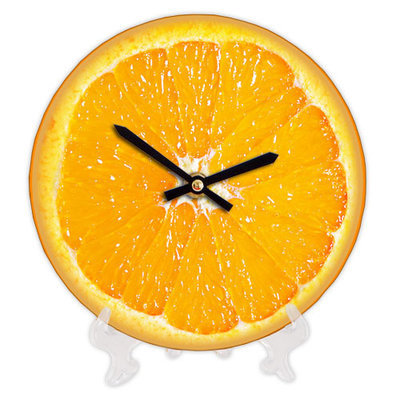 Годинник настінний круглий, 18 см Апельсин