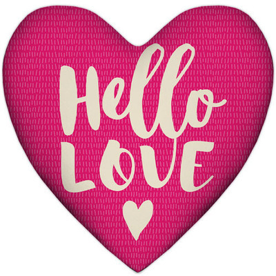 Подушка серце Hello love