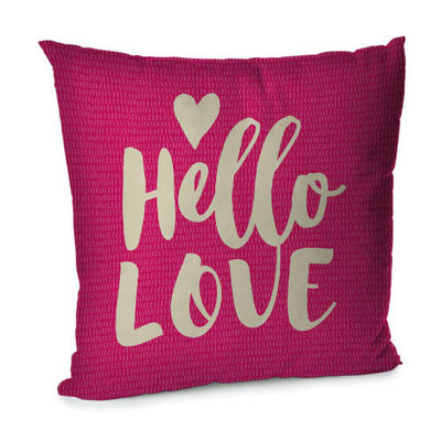 Подушка для дивана 45х45 см Hello love