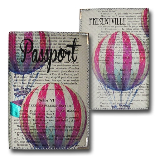 Обложка на паспорт Воздушный шар