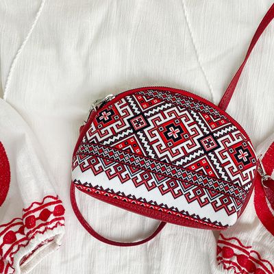 Маленька жіноча сумочка Coquette Український орнамент