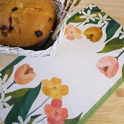 Серветка велика на стіл, для кошика Квітне весна