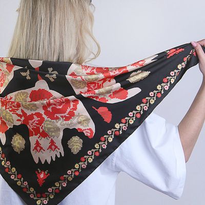 Хустка Квіткові птахи