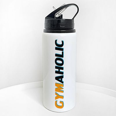 Пляшка для води з трубочкою Gymaholic