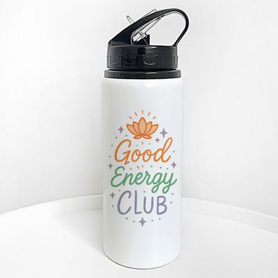 Пляшка для води з трубочкою Good energy club
