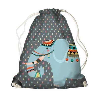 Рюкзак-мешок MINI Слон-индеец