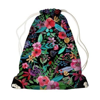 Рюкзак-мешок MINI Тропические цветы