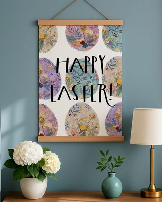 Тканинний постер на стіну HAPPY EASTER!