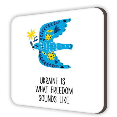 Магніт сувенірний Ukraine is what freedom sounds like