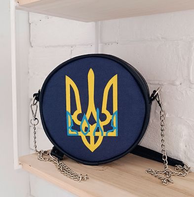 Сумка кругла Tablet Тризуб. Воля