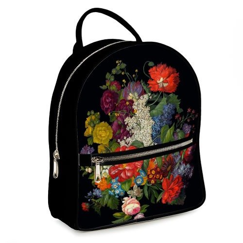 Міський жіночий рюкзак Квіткове мистецтво