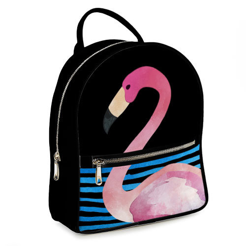 Городской женский рюкзак Фламинго на море