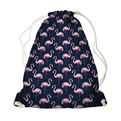 Рюкзак-мешок MINI Ночь Фламинго