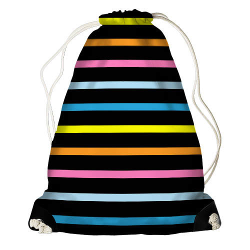 Рюкзак-мешок Разноцветные полоски