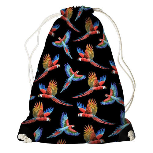 Рюкзак-мешок Попугаи