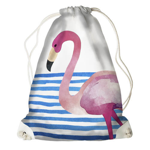 Рюкзак-мешок Фламинго на море