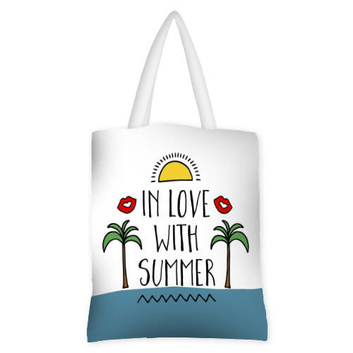 Сумка жіноча тканинна Original In love with summer palm trees