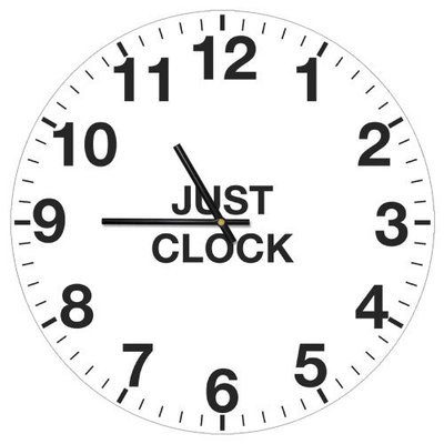 Годинник настінний круглий, 36 см Just clock