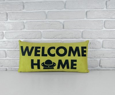 Подушка для дивану 50х24 см Welcome home