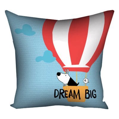 Подушка з принтом 30х30 см Dream big
