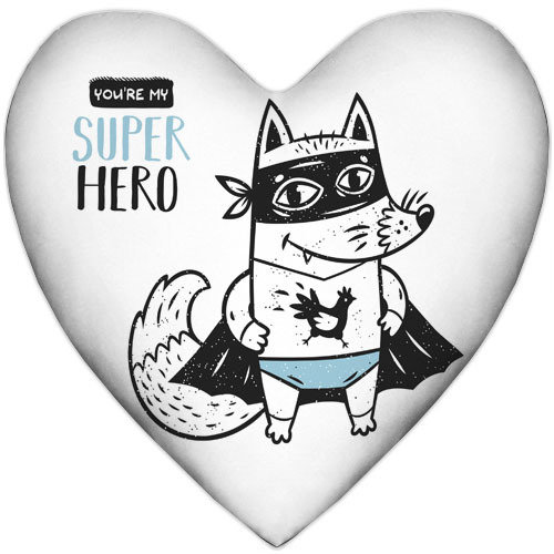 Подушка сердце You`re my super hero