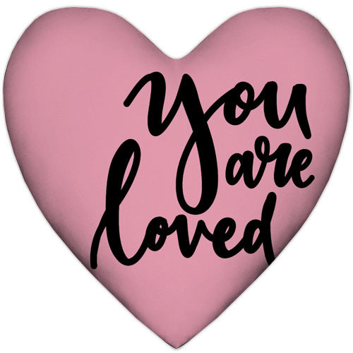 Подушка сердце XXL You are loved