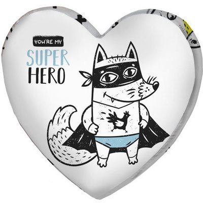 Подушка серце 3D You`re my super hero