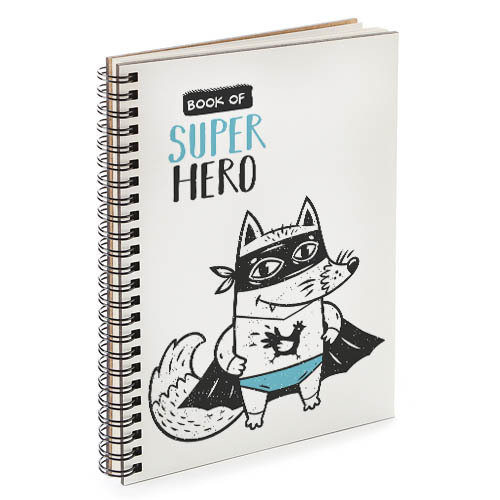 Блокнот Sketchbook (прямокут.) Book of super hero