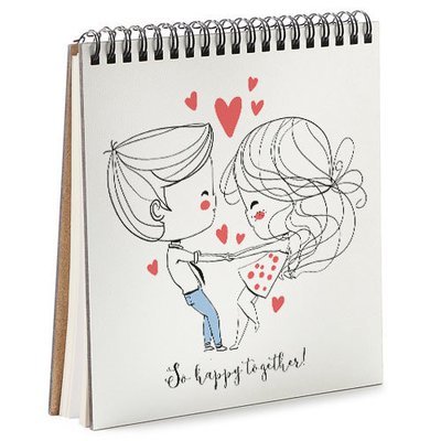 Блокнот Sketchbook (квадрат.) So happy together!