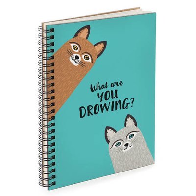 Блокнот Sketchbook (прямоуг.) What are you drowing?