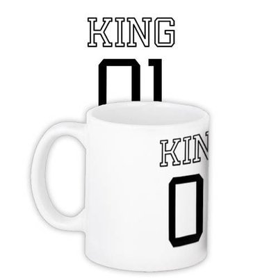 Чашка з принтом King 01