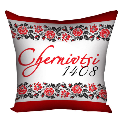 Подушка з принтом 40х40 см Chernivtsi 1408