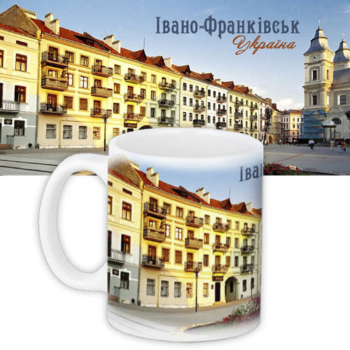 Чашка з принтом Івано-Франківськ, Україна