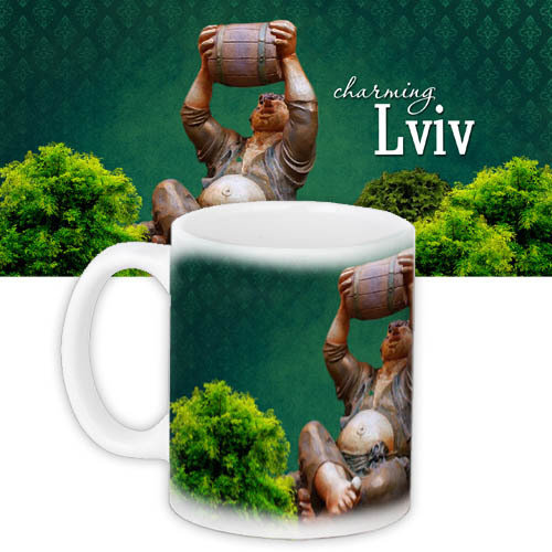 Чашка з принтом Charming Lviv