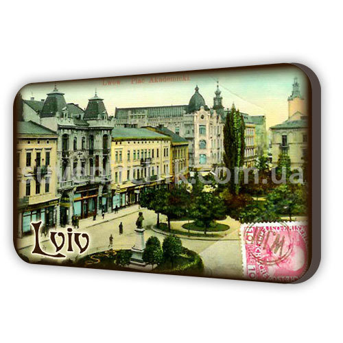 Магнит сувенирный Lviv
