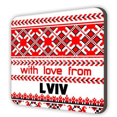 Магніт сувенірний With love from Lviv