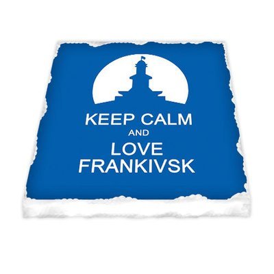 Магніт керамічний Keep calm and love Frankivsk