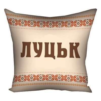 Подушка з принтом 30х30 см Луцьк