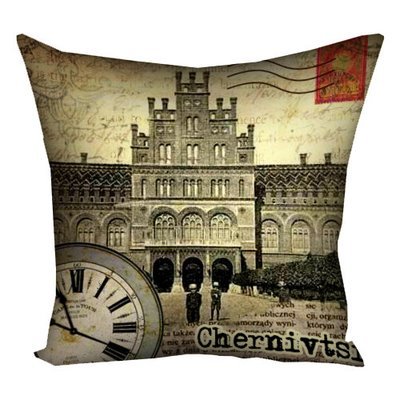 Подушка з принтом 40х40 см Chernivtsi